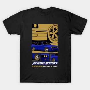 Retro E30 Exotic Car T-Shirt